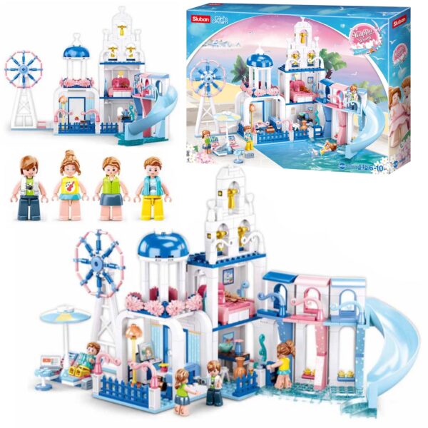 KLOCKI SLUBAN WILLA Z BASENEM DOM GIRLS 446 lego dziewczynka