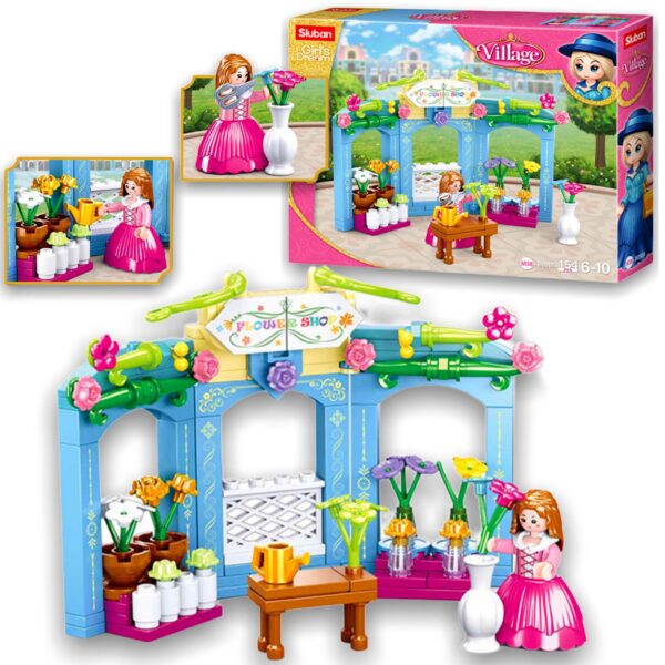 KLOCKI SLUBAN KWIACIARNIA FLOWER SHOP 154 VILLAGE