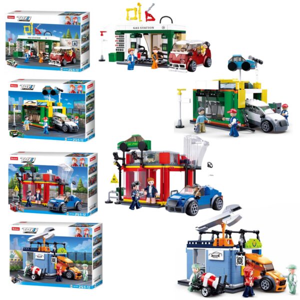 Klocki Sluban TOWN CITY SWIAT SAMOCHODOWY 1287 EL