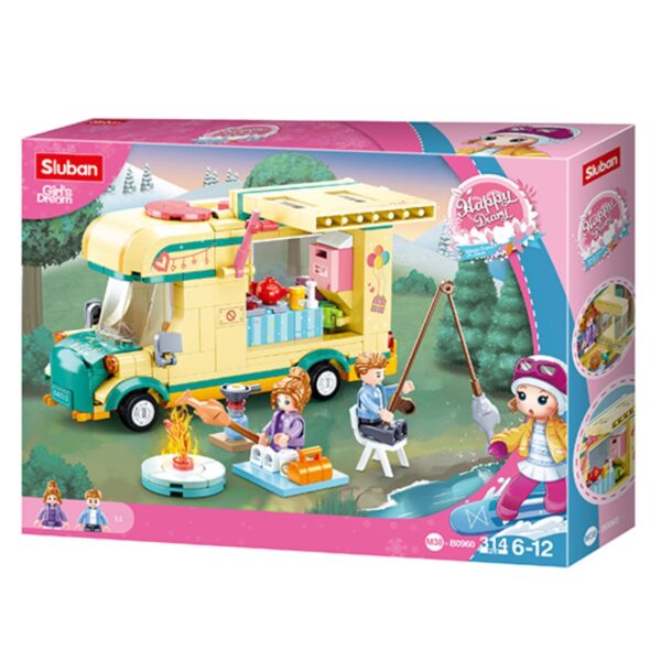 KLOCKI SLUBAN GIRLS DREAM KEMPING KAMPER 314