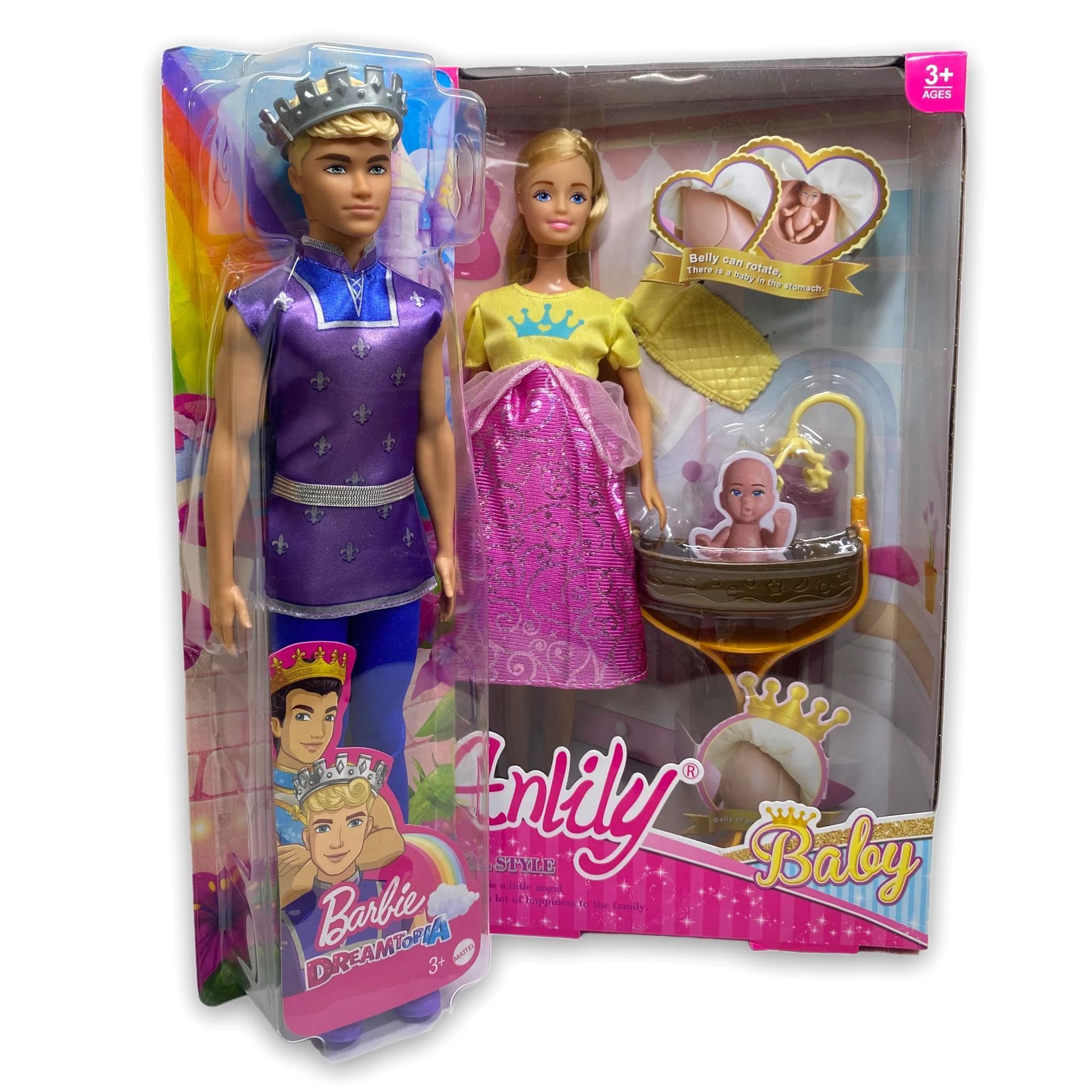 mikroskopisk stakåndet Retouch LALKA KEN BARBIE W CIĄŻY RODZINA KRÓLEWSKA ROYAL - Pat5.pl