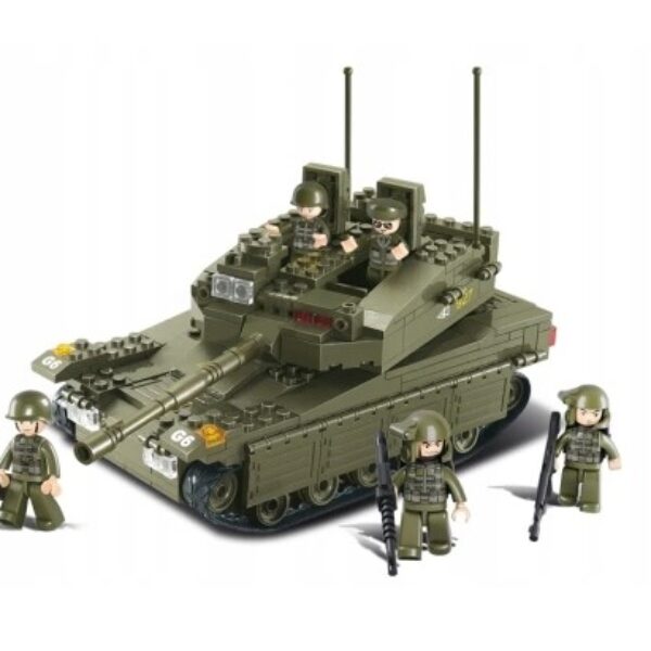 Klocki Sluban WOJSKO CZOŁG MERKAVA MK 344 el pasuje do LEGO