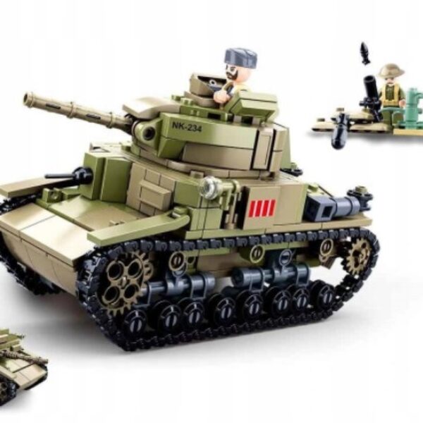Klocki Sluban Wojsko CZOŁG M4 SHERMAN 463 el