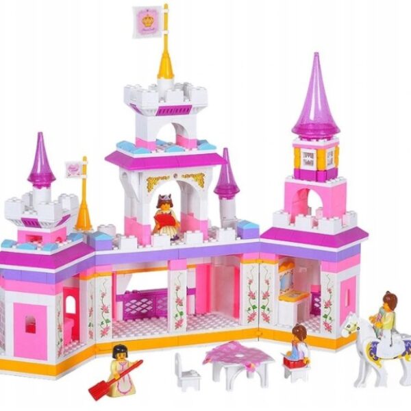 Klocki Sluban ZAMEK PAŁAC KSIĘŻNICZKI 385 el PASUJE DO LEGO