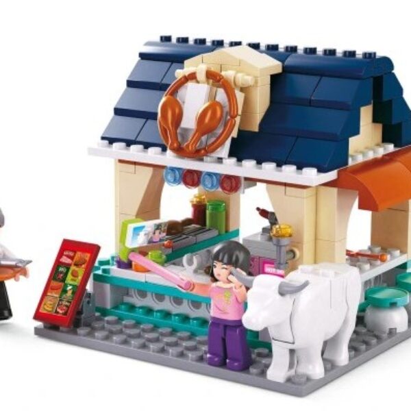 Klocki Sluban Friends GRILL BAR FAST FOOD 225 el PASUJE DO LEGO KROWA