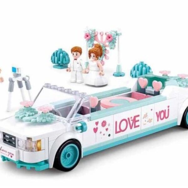 Klocki Sluban Friends LIMUZYNA ŚLUBNA ŚLUB 204 el pasuje do lego girls