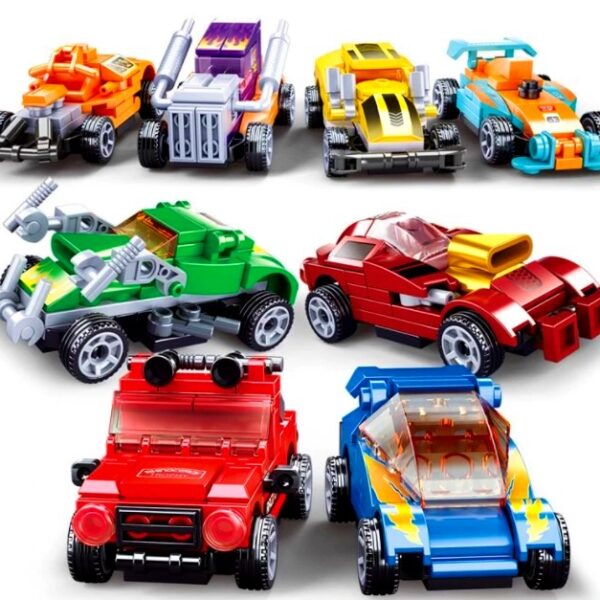 KLOCKI SLUBAN ZESTAW SAMOCHODÓD NA NAPĘD LEGO