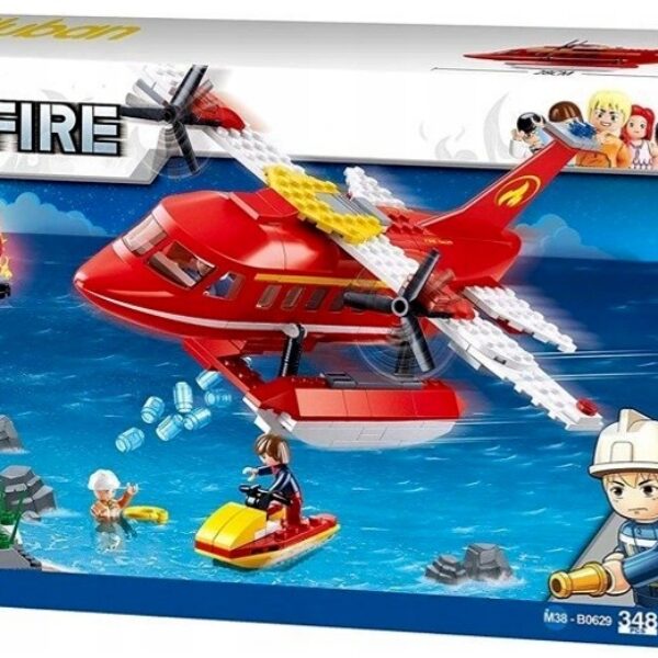 KLOCKI SLUBAN LEGO straż pożarna samolot pożarniczy 348