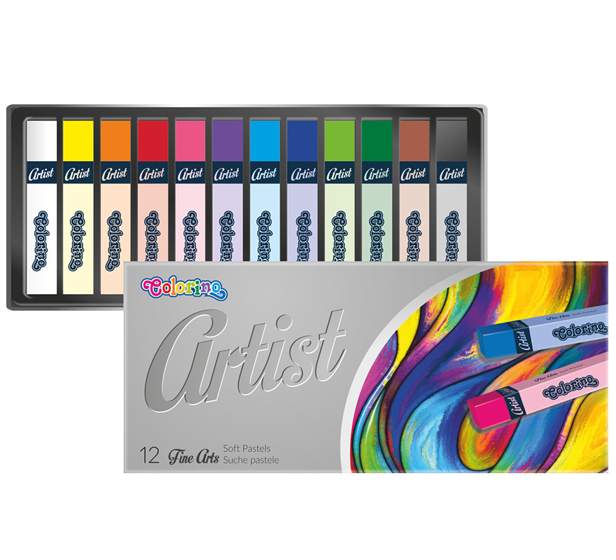 Suche pastele Artist 12 kolorów Colorino