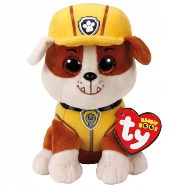 Maskotka pluszak Psi Patrol Ty paw Rubble 24 cm