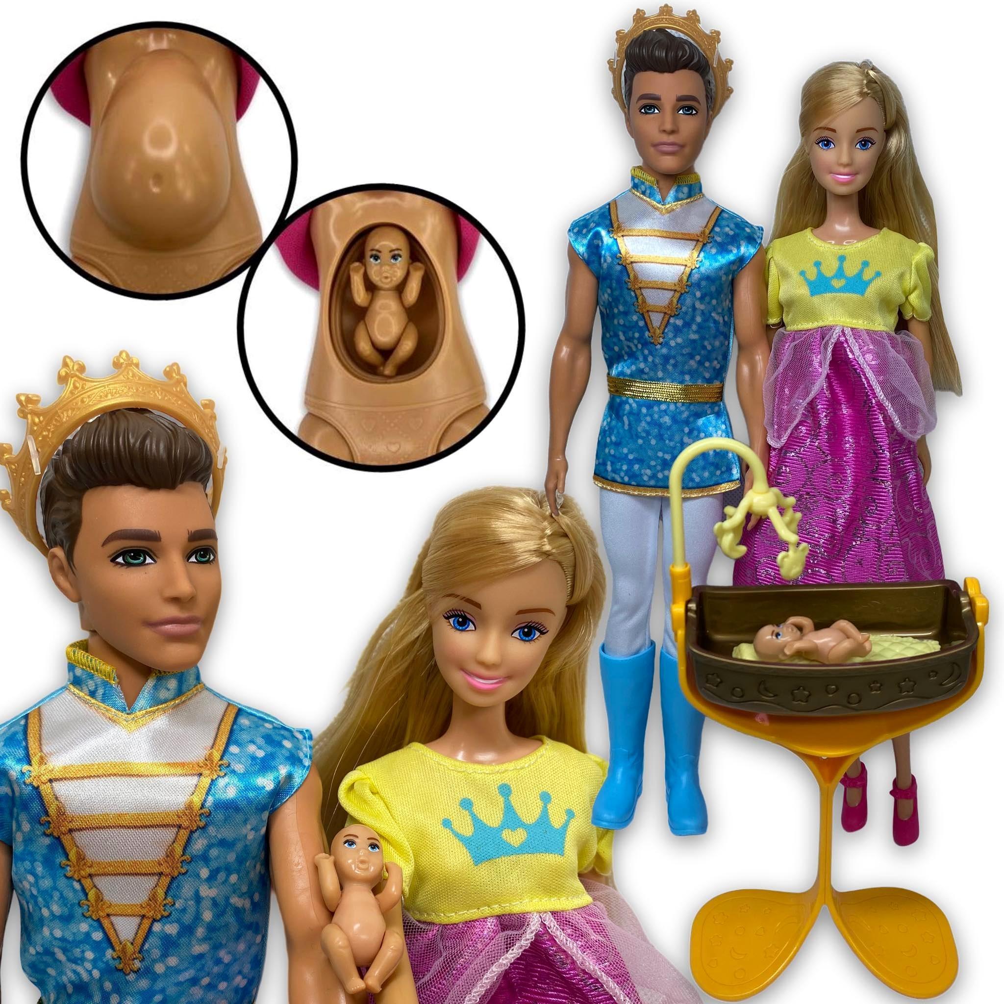 mikroskopisk stakåndet Retouch LALKA KEN BARBIE W CIĄŻY RODZINA KRÓLEWSKA ROYAL - Pat5.pl